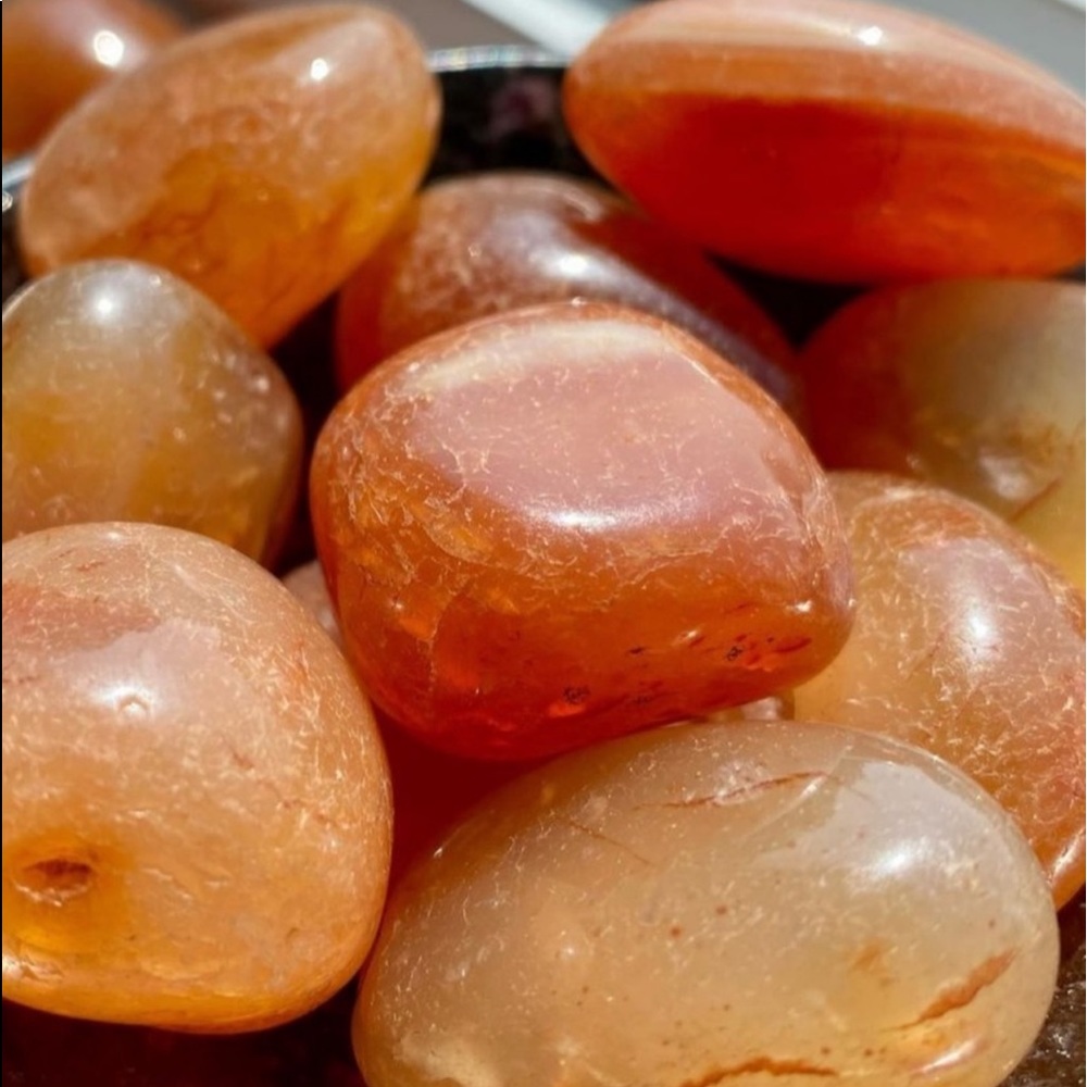 2/$20 🧿 Carnelian Tumbles (2pc)